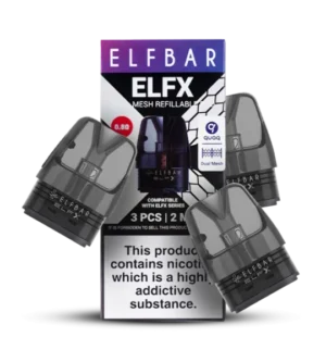 Картриджі 3pcs Elf Bar ELF X 0.8 Ом 2 мл