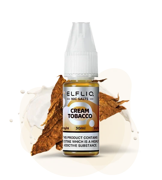 admin-ajax (39) Рідина ELFLIQ Cream Tobacco 30 мл - Зображення 1