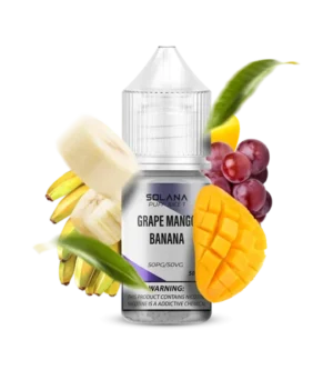 Жидкость SOLANA 1 Grape Mango Banana 30 мл/50 мг