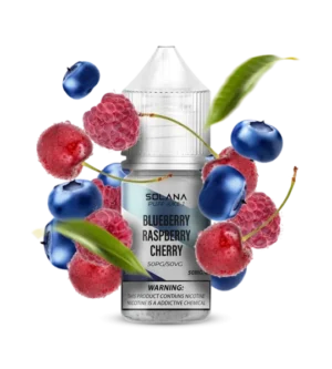 Жидкость SOLANA 1 Blueberry Raspberry Cherry 30 мл/50 мг
