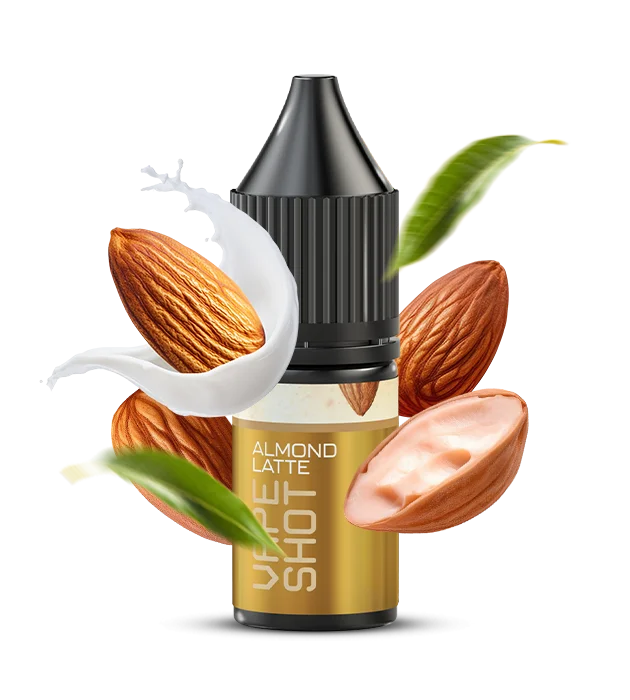 VapeShot_10ml_AlmondLatte.webp Рідина Vape Shot 10ml Almond Latte 50mg - Зображення 1