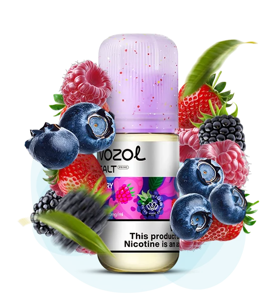Vozol_Salt_Prime_30ml_Berry Рідина Vozol Prime Berry Ice 30мл - Зображення 1