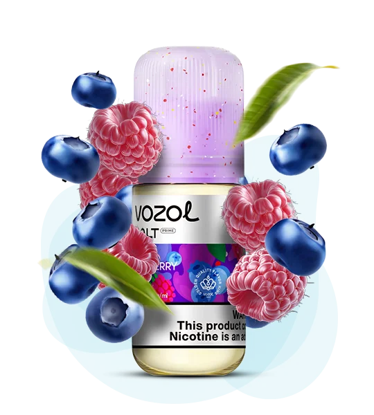 Vozol_Salt_Prime_30ml_BlueRaspberry Жидкость Vozol Prime Blue Raspberry 30мл — изображение 1