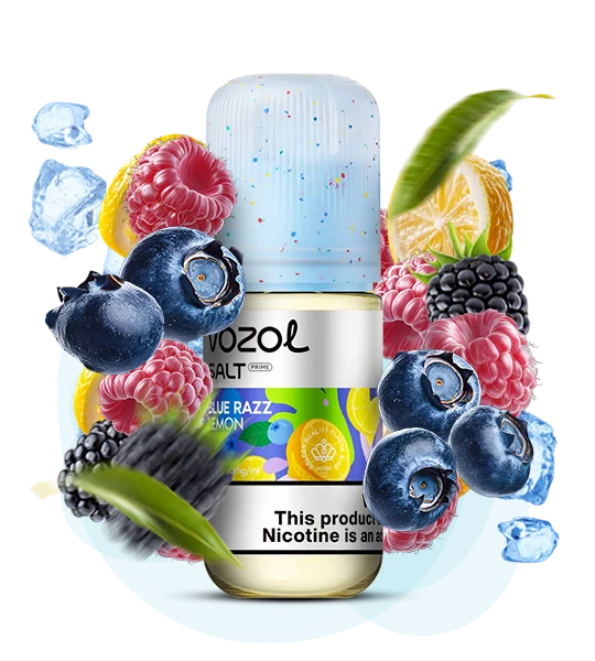 Vozol_Salt_Prime_30ml_BlueRazzLemon Жидкость Vozol Prime Blue Razz Lemon 30мл — изображение 1
