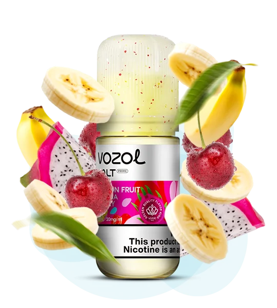 Vozol_Salt_Prime_30ml_DragonFruitBananaCherry Жидкость Vozol Prime Dragon Fruit Banana Cherry 30мл — изображение 1