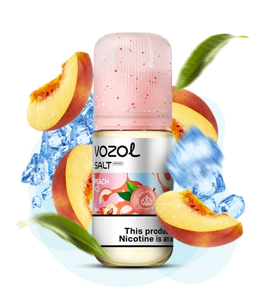 Vozol_Salt_Prime_30ml_PeachIce Рідина Vozol Prime Peach Ice 30мл - Зображення 1