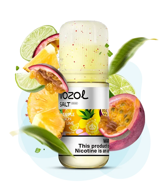 Vozol_Salt_Prime_30ml_PineapplePassionFruitLime Рідина Vozol Prime Pineapple Passion Fruit Lime 30мл - Зображення 1