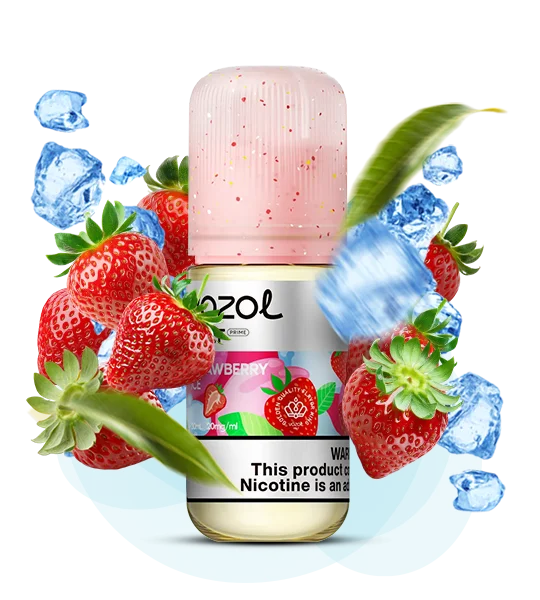 Vozol_Salt_Prime_30ml_StrawberryIce Рідина Vozol Prime Strawberry Ice 30мл - Зображення 1