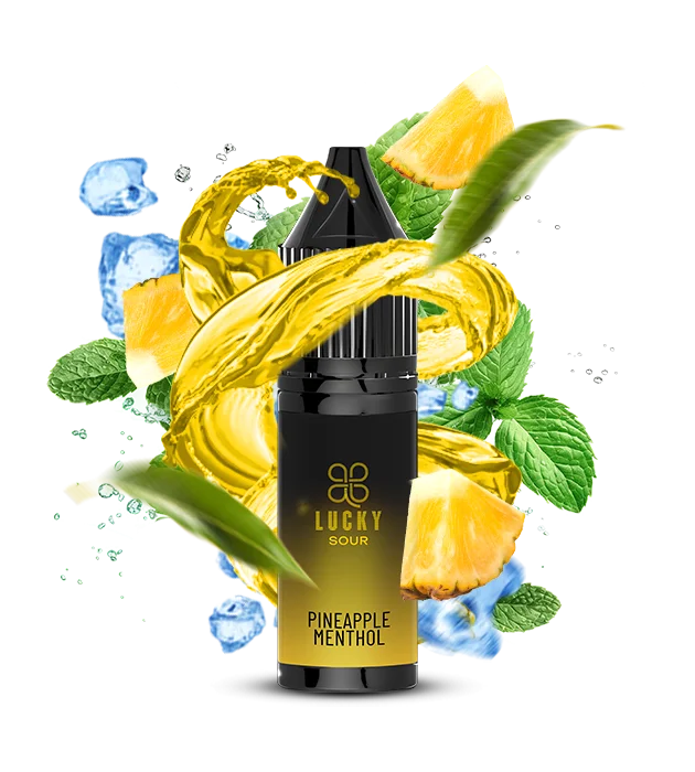 Lucky_sour_15ml_PineappleMenthol (1) Рідина Lucky Sour Pineapple Menthol 15 мл/ 50мг - Зображення 1