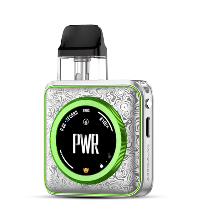 Vaporesso_XROS5_Nano_Damascus-Silver Pod-система Vaporesso XROS 5 Nano Damascus Silver - Зображення 1