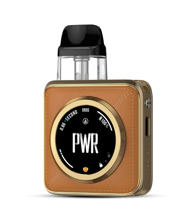 Vaporesso_XROS5_Nano_Orange-Leatherette Pod-система Vaporesso XROS 5 Nano Orange Leatherette - Зображення 1