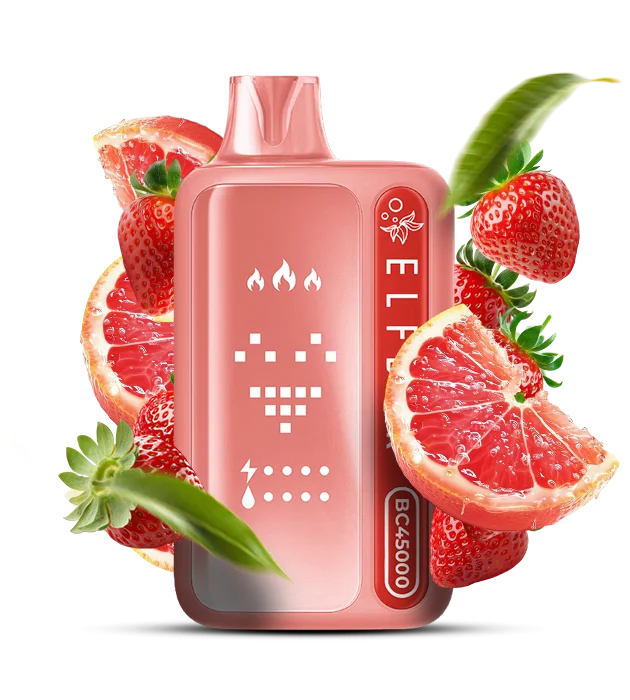 ElfBar_BC45000_StrawberryGrapefruit Одноразова Pod-система Elf Bar BC 45000 Strawberry Grapefruit - Зображення 1