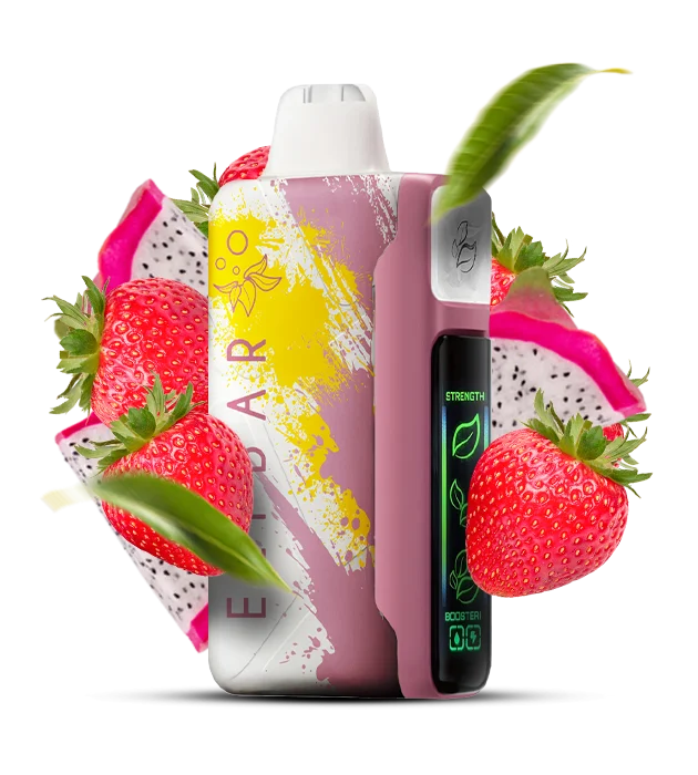 ElfBar_NicKing_30000_SourStrawberryDragonfruit_ Одноразова Pod-система Elf Bar Nic King 30000 Sour Strawberry Dragonfruit - Зображення 1