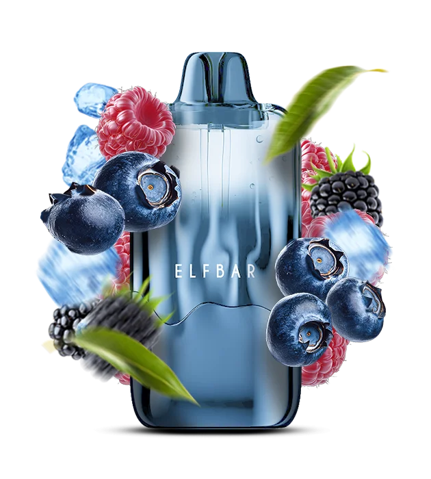 Elfbar_Duke_30000_Blue-Razz-Ice Одноразова Pod-система Elf Bar Duke 30000 Blue Razz Ice - Зображення 1