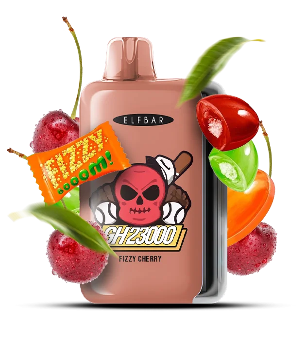 Elfbar_GH23000_FizzyCherry Одноразова Pod-система Elf Bar GH 23000 Fizzy Cherry - Зображення 1