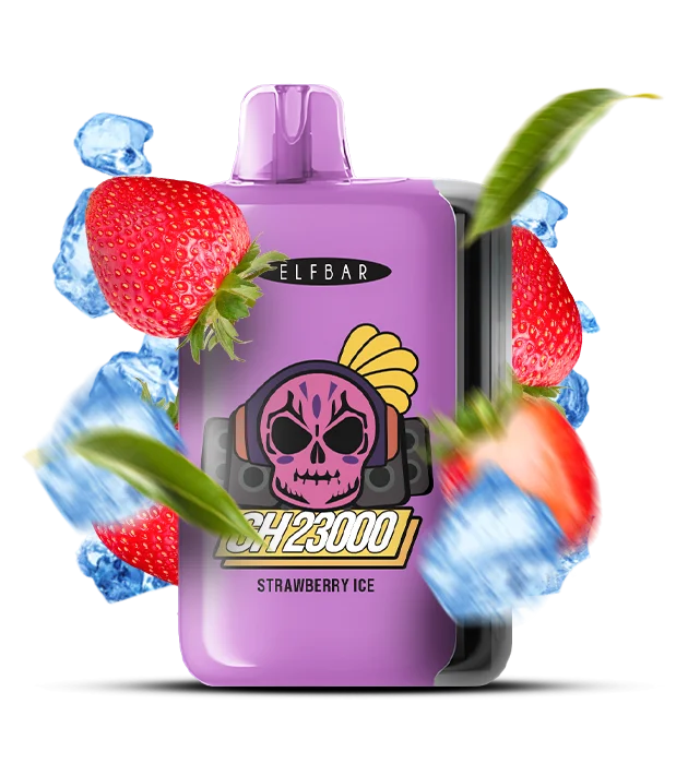 Elfbar_GH23000_Strawberry-Ice Одноразова Pod-система Elf Bar GH 23000 Strawberry Ice - Зображення 1