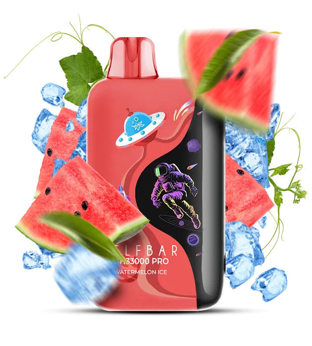 Elfbar_GH33000_Pro_WatermelonIce Одноразова Pod-система Elf Bar GH 33000 Pro Watermelon Ice - Зображення 1