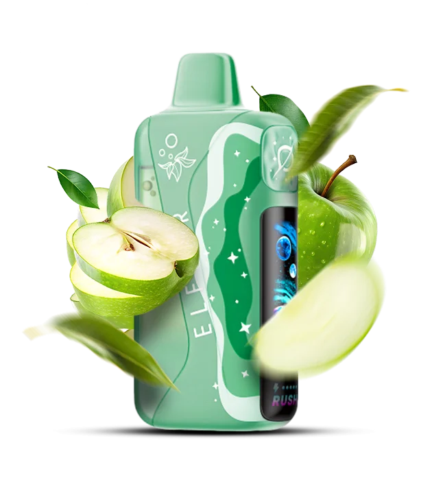 Elfbar_LushKingPro_40000_SourAppleIce Одноразовая Pod-система Elf Bar Lush King Pro 40000 Sour Apple Ice — изображение 1