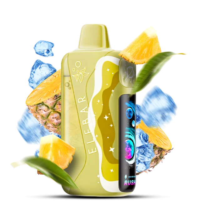Elfbar_LushKingPro_40000_SourPineappleIce Одноразовая Pod-система Elf Bar Lush King Pro 40000 Sour Pineapple Ice — изображение 1