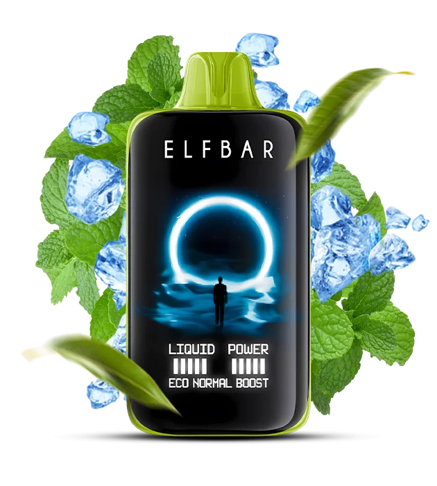 Elfbar_MoonNight_40000_MiamiMint Одноразовая Pod-система Elf Bar 40000 Moon Night Miami Mint — изображение 1