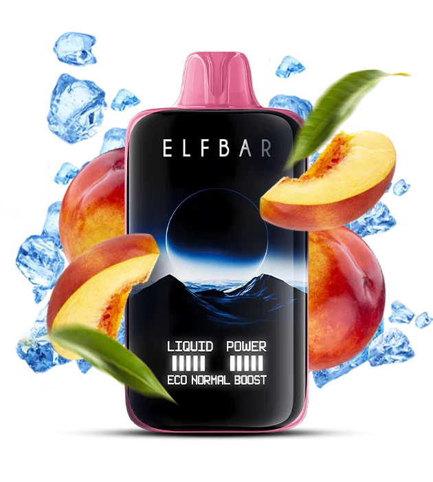 Elfbar_MoonNight_40000_PeachIce Одноразовая Pod-система Elf Bar 40000 Moon Night Peach Ice — изображение 1