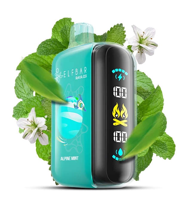 Elfbar_Raya_D3_AlpineMint Одноразова Pod-система Elf Bar RAYA D3 25000 Alpine Mint - Зображення 1