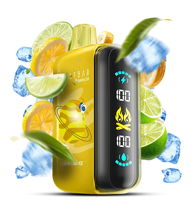 Elfbar_Raya_D3_LemonLimeIce Одноразова Pod-система Elf Bar RAYA D3 25000 Lemon Lime Ice - Зображення 1