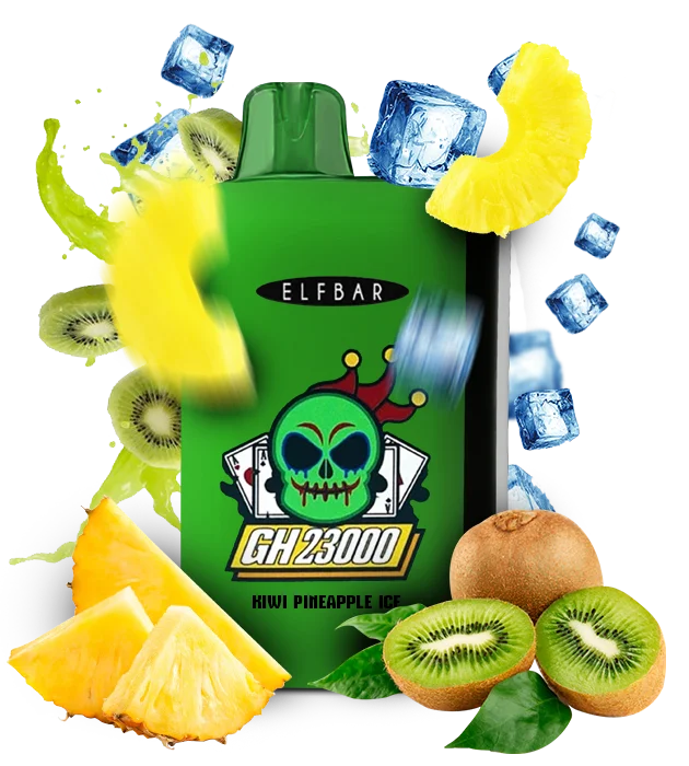 KiwiPineAppleIce Одноразова Pod-система Elf Bar GH 23000 Kiwi Pineapple Ice - Зображення 1