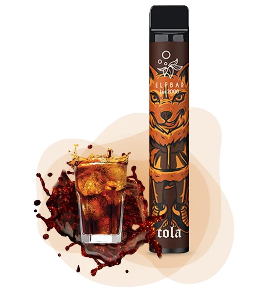cola-3 Одноразова Pod-система Elf Bar 2000 LUX COLA - Зображення 1
