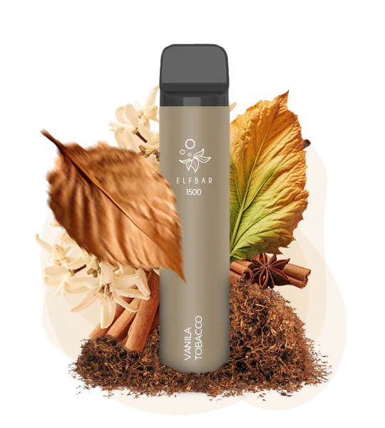 ElfBar_1500_VanilaTobacco Одноразовая Pod-система Elf Bar 1500 Vanila Tobacco — изображение 1