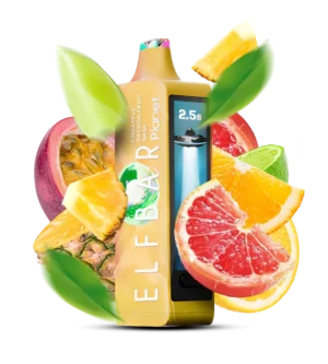 Одноразовая Pod-система Elf Bar Planet 25000 Pineapple Passion Fruit Baja