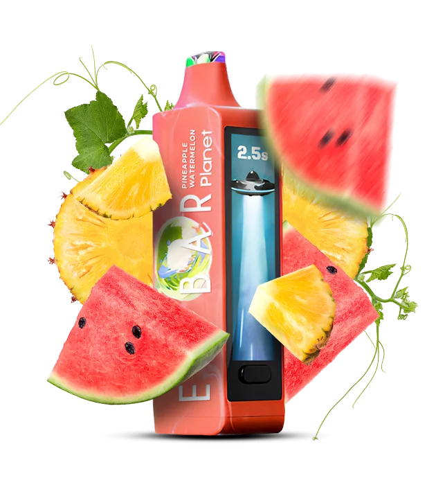Elfbar_Planet_PineappleWatermelon Одноразовая Pod-система Elf Bar Planet 25000 Pineapple Watermelon — изображение 1