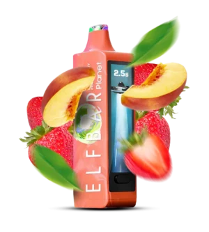 Одноразовая Pod-система Elf Bar Planet 25000 Strawberry Peach