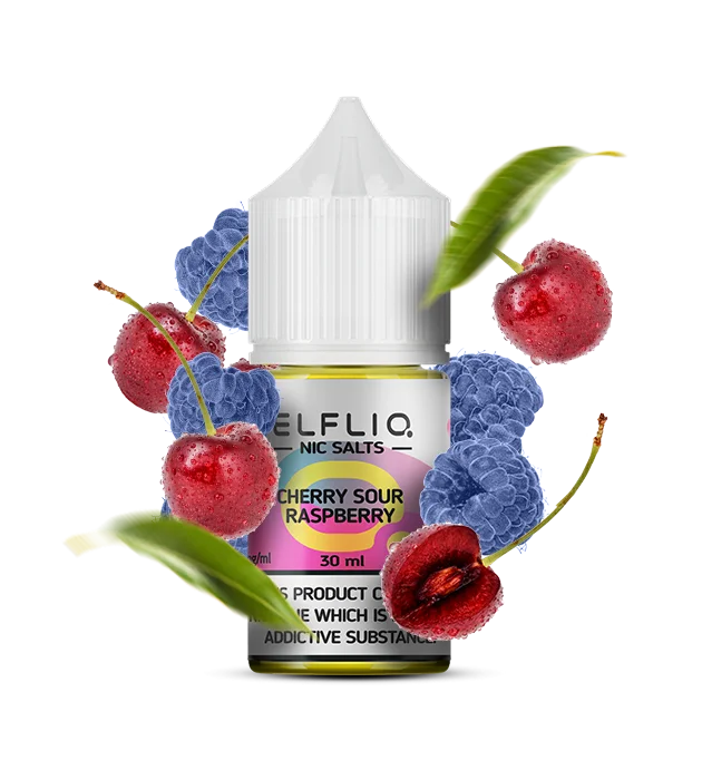 ELFLIQ_30ml_Cherry Sour Raspberry Рідина ELFLIQ Cherry Sour Raspberry 30 мл - Зображення 1